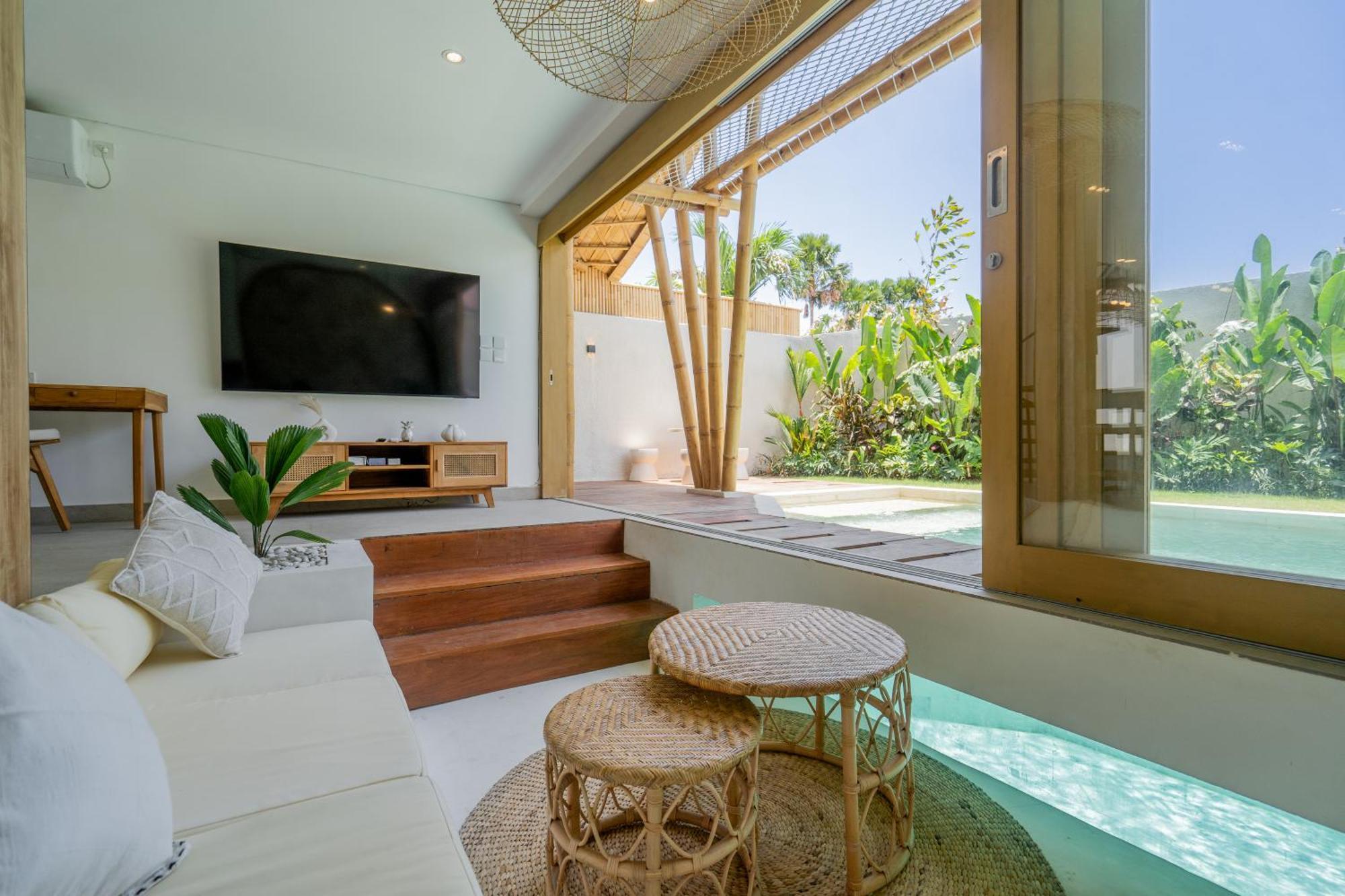 Villa Sunset Bamboo - 3Br Villa In Kerobokan Екстер'єр фото