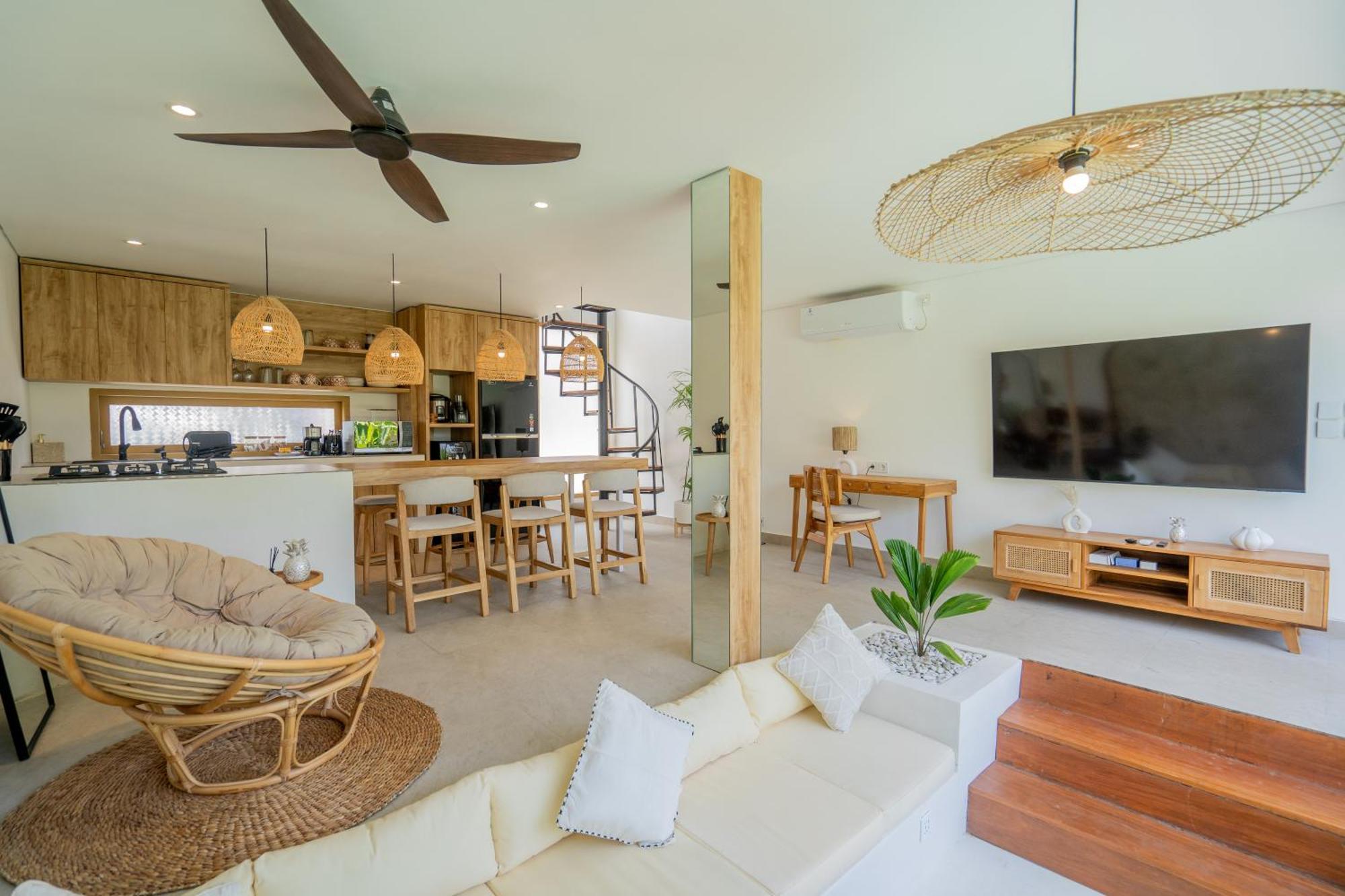 Villa Sunset Bamboo - 3Br Villa In Kerobokan Екстер'єр фото